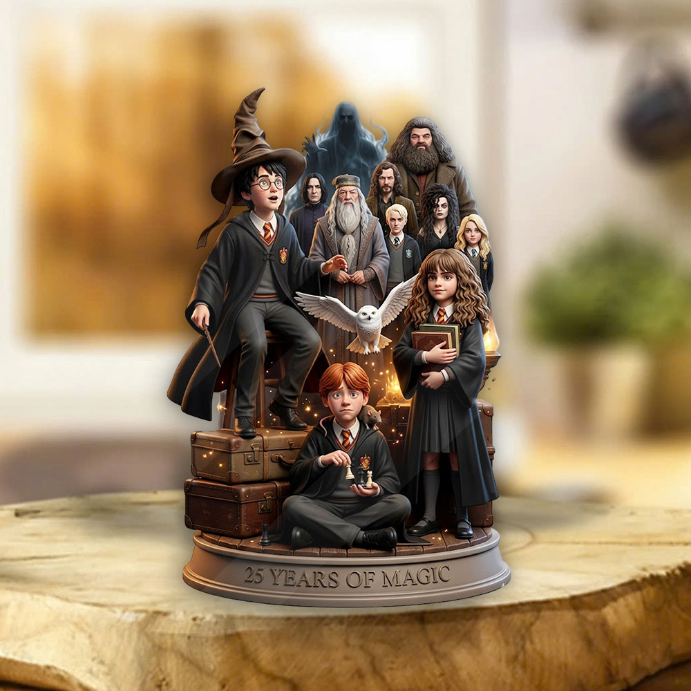 Harry Potter 25th Anniversary 2026 Custom Shape Acrylic Plaque – TMTHU6206