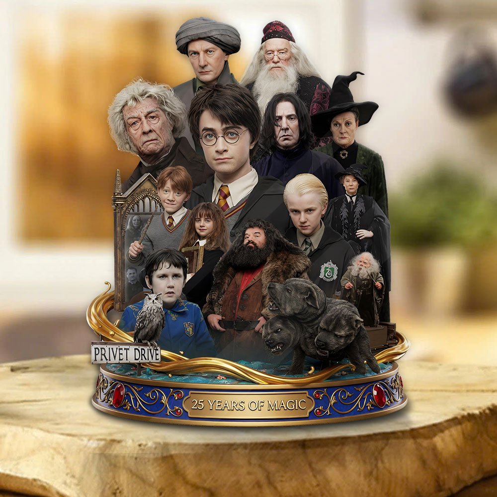 Harry Potter 25th Anniversary 2026 Custom Shape Acrylic Plaque – TMTHU6247