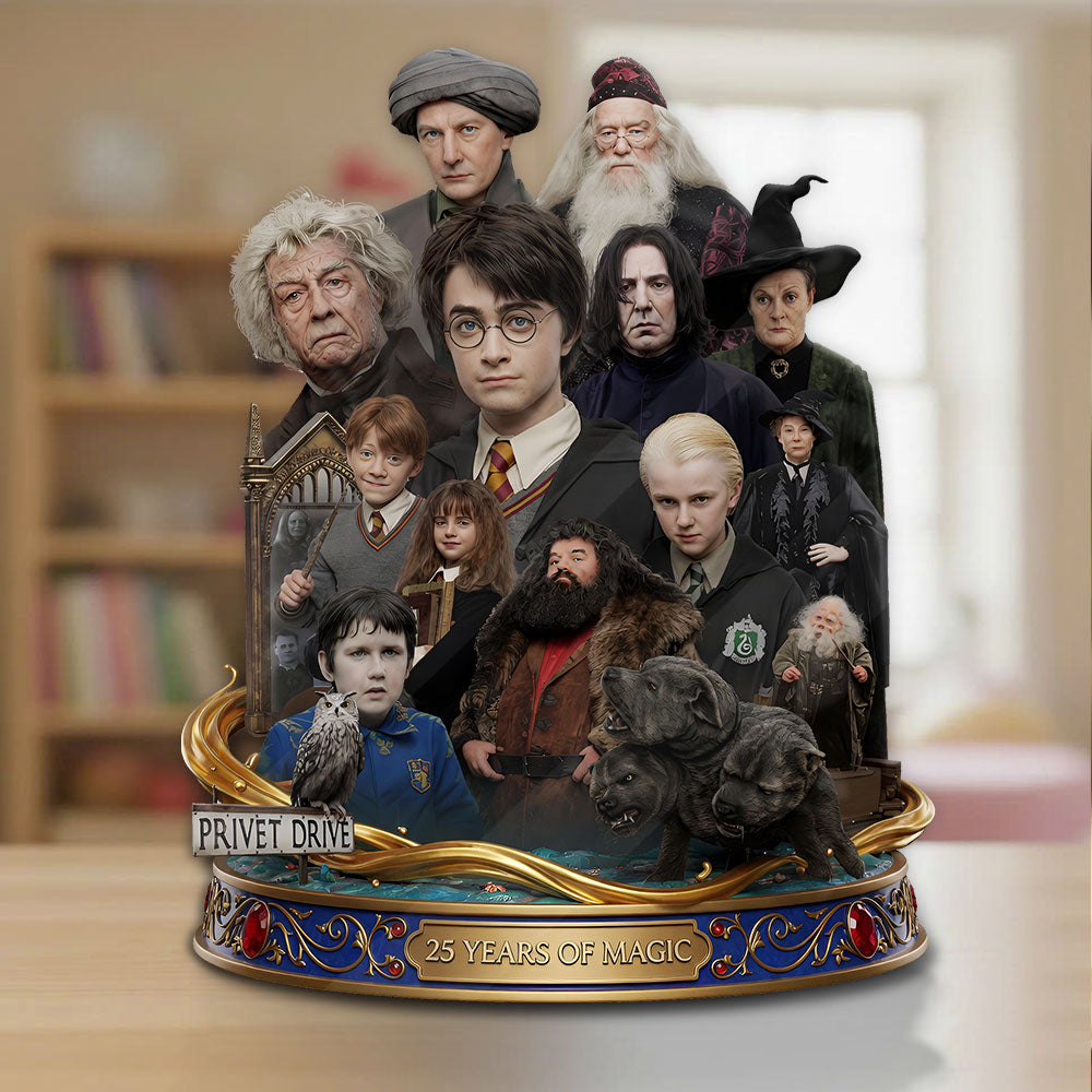 Harry Potter 25th Anniversary 2026 Custom Shape Acrylic Plaque – TMTHU6247