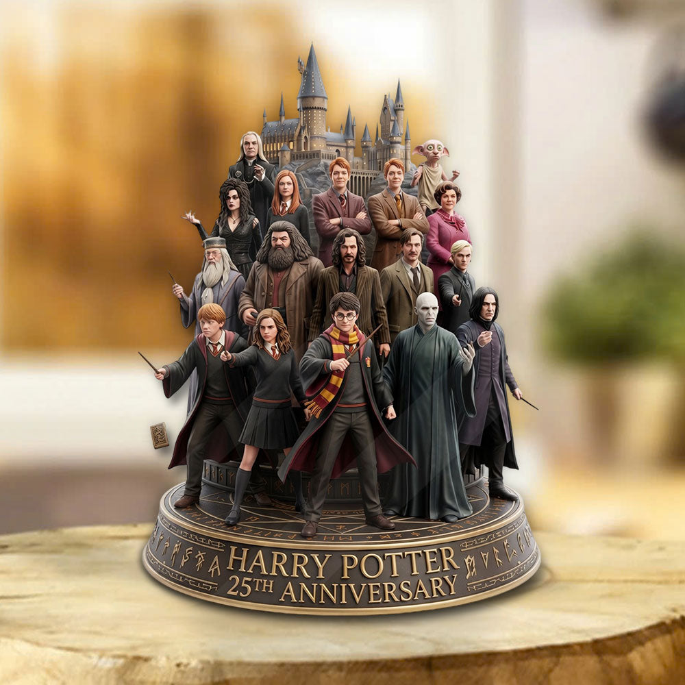 Harry Potter 25th Anniversary 2026 Custom Shape Acrylic Plaque – TMTHU6248