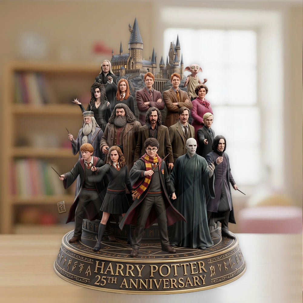 Harry Potter 25th Anniversary 2026 Custom Shape Acrylic Plaque – TMTHU6248