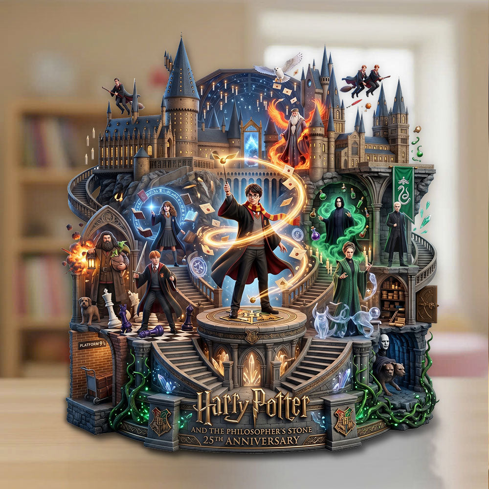 Harry Potter 25th Anniversary 2026 Custom Shape Acrylic Plaque – TMTHU6464