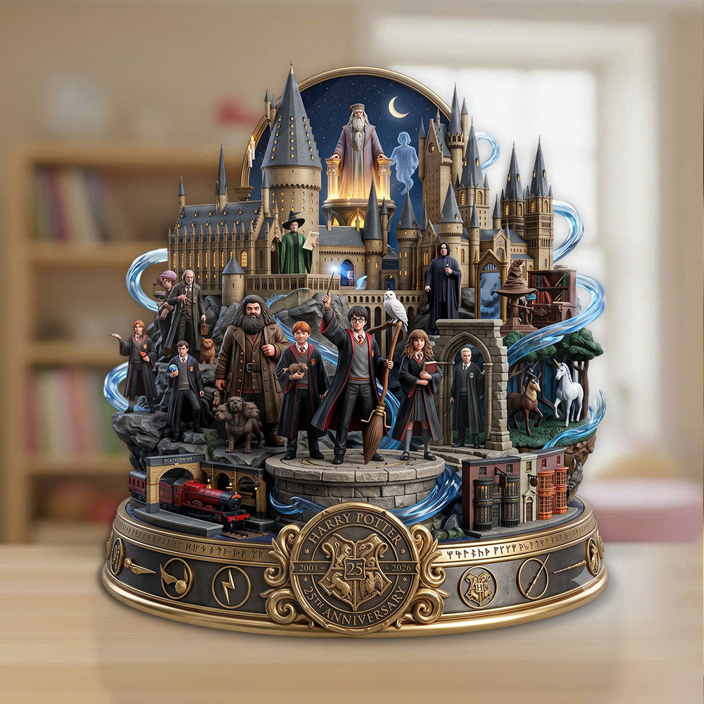 Harry Potter 25th Anniversary 2026 Custom Shape Acrylic Plaque – TMTHU7463