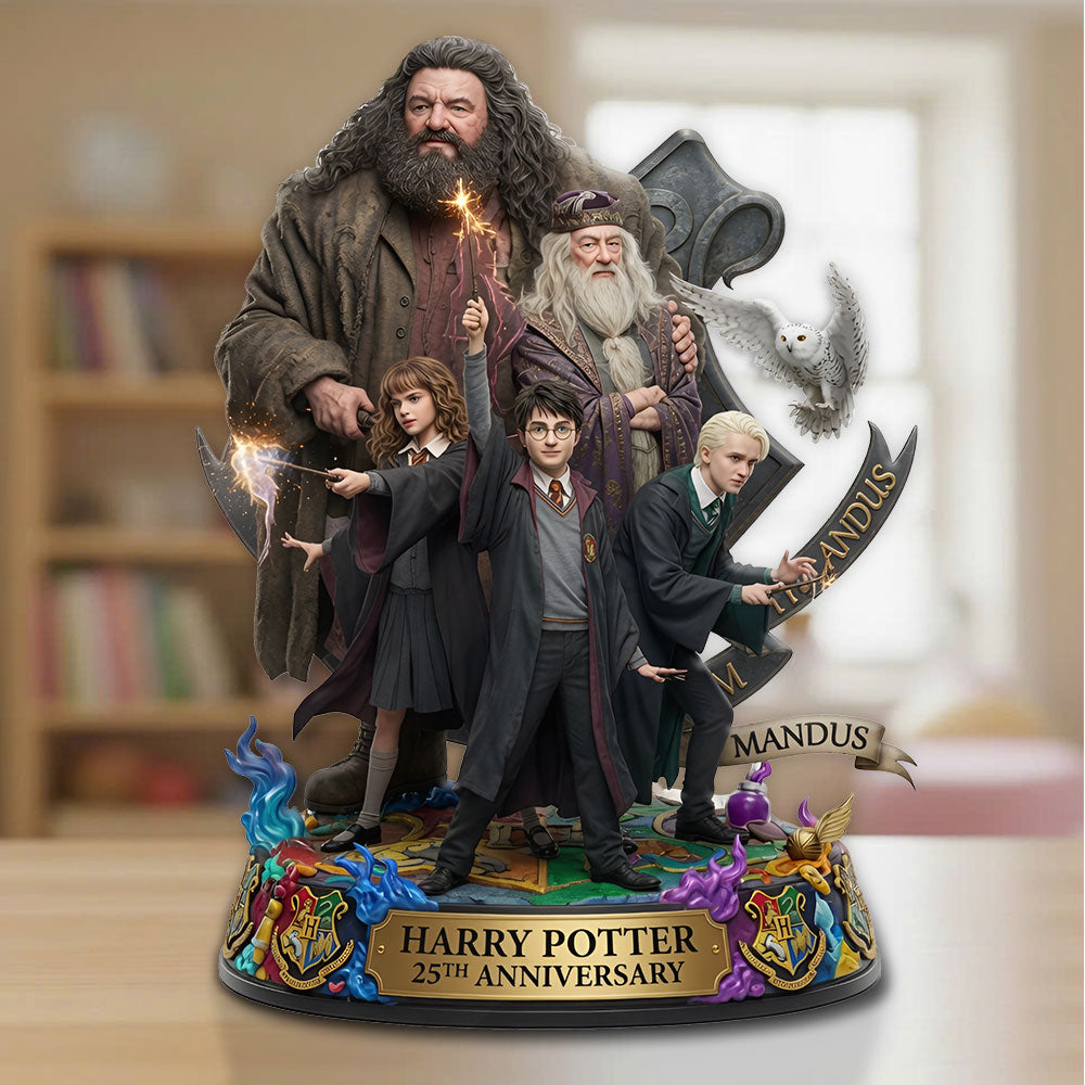 Harry Potter 25th Anniversary 2026 Custom Shape Acrylic Plaque – TMTHU7469