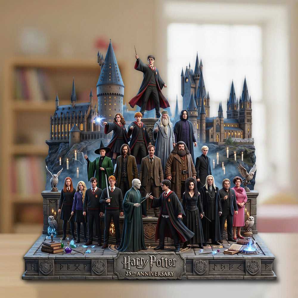 Harry Potter 25th Anniversary 2026 Custom Shape Acrylic Plaque – TMTHU7686