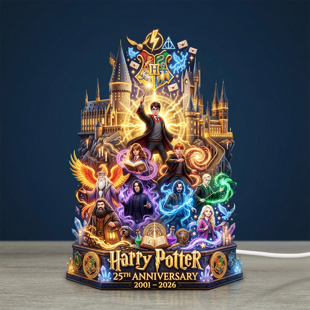 Harry Potter 25th Anniversary 2026 Custom Shape Acrylic Light Box – TMTHU6740