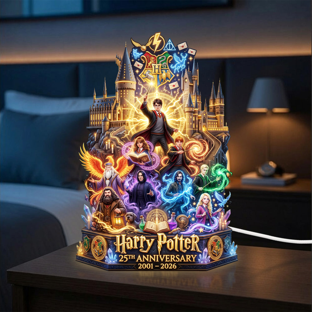 Harry Potter 25th Anniversary 2026 Custom Shape Acrylic Light Box – TMTHU6740