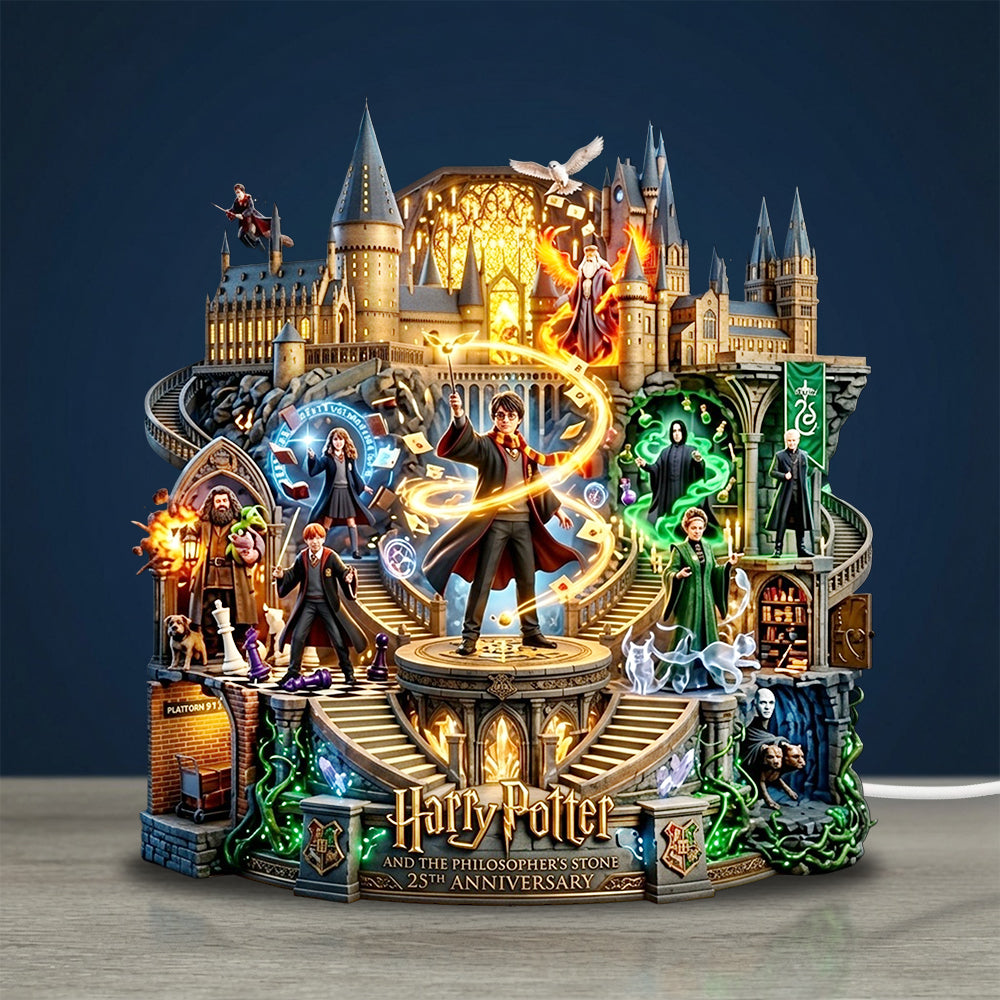 Harry Potter 25th Anniversary 2026 Custom Shape Acrylic Light Box – TMTHU6906