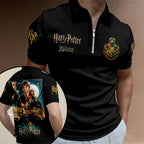 Harry Potter 25th Anniversary 2026 Zip Polo Shirt – TANTN19668