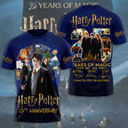 Harry Potter 25th Anniversary 3D Apparel – TMTHU8555