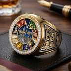 Harry Potter 25th Anniversary 3D Engraved Ring – TMTHU8565