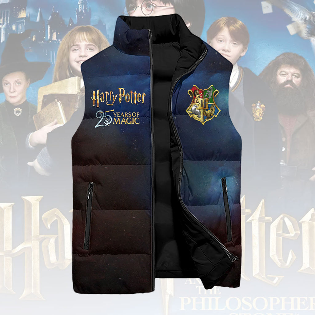 Harry Potter 25th Anniversary 3D Sleeveless Down Jacket – HOATT15295