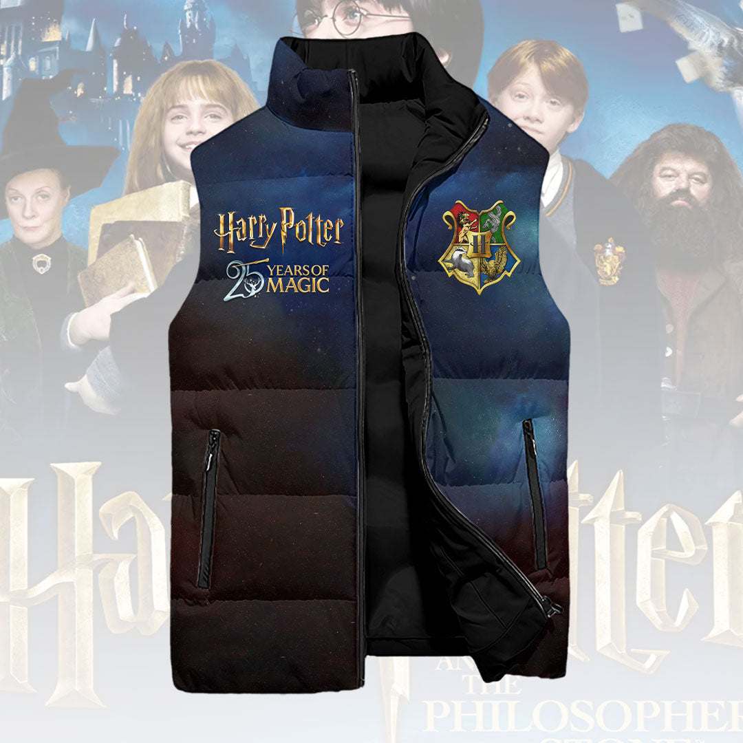 Harry Potter 25th Anniversary 3D Sleeveless Down Jacket – HOATT15295
