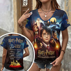 Harry Potter 25th Anniversary 3D Women's V-Neck T-Shirt – HOATT20249