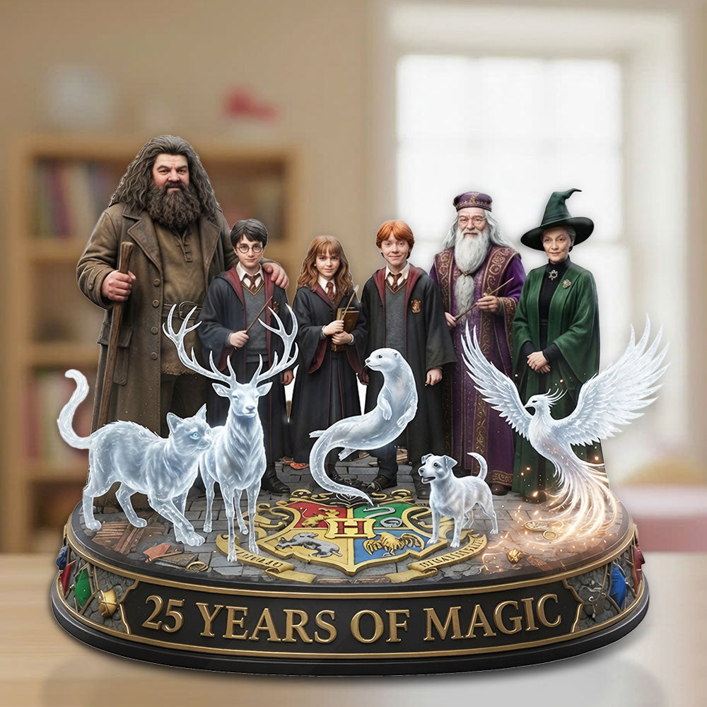 Harry Potter 25th Anniversary Custom Shape Acrylic Plaque – TMTHU7342