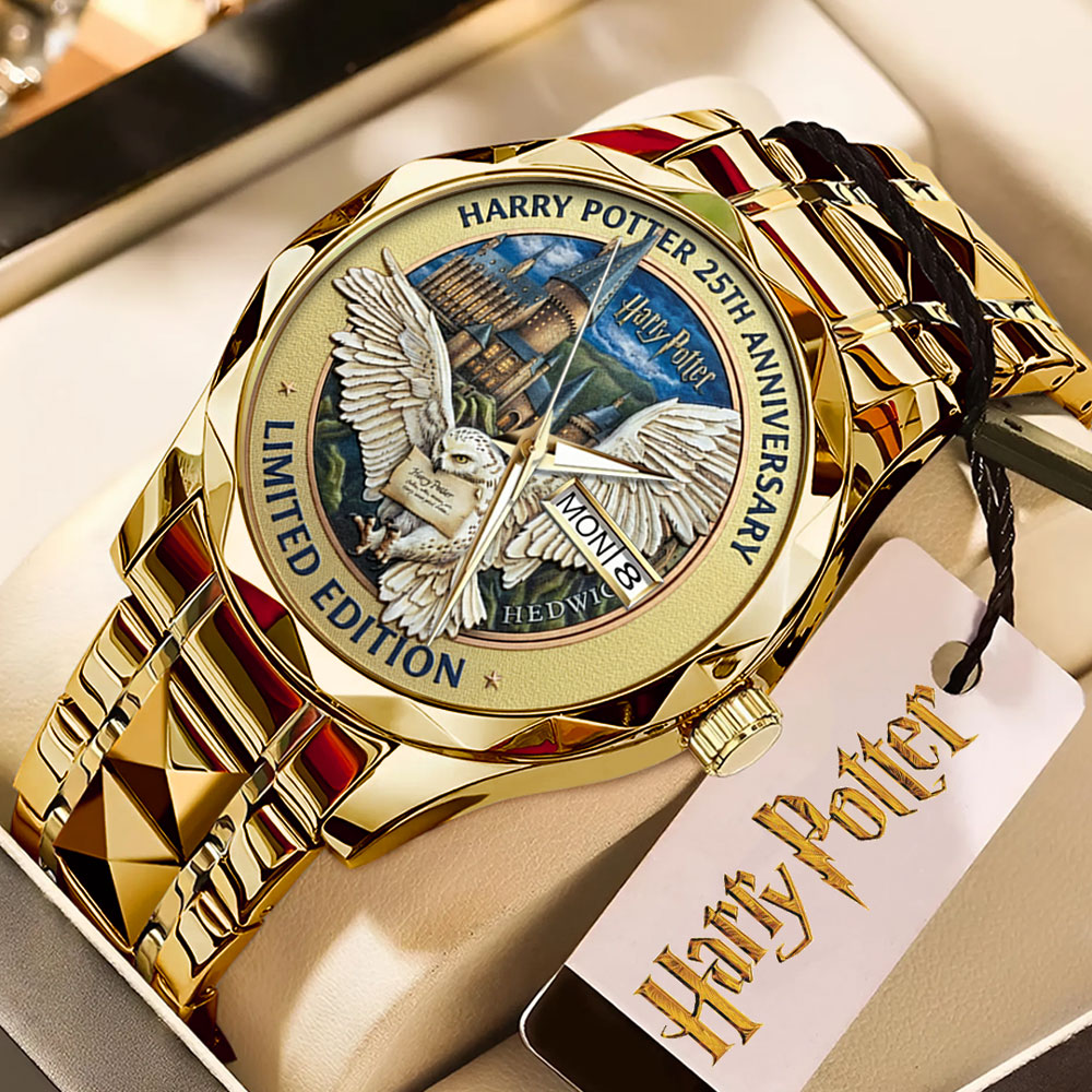 Harry Potter 25th Anniversary Alloy Luxury Quartz Watch – TMTHU3016