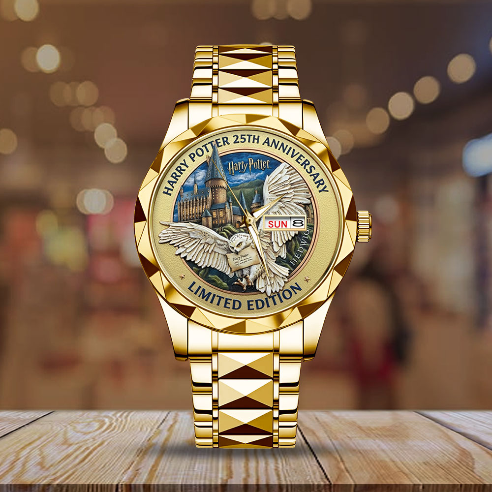 Harry Potter 25th Anniversary Alloy Luxury Quartz Watch – TMTHU3016