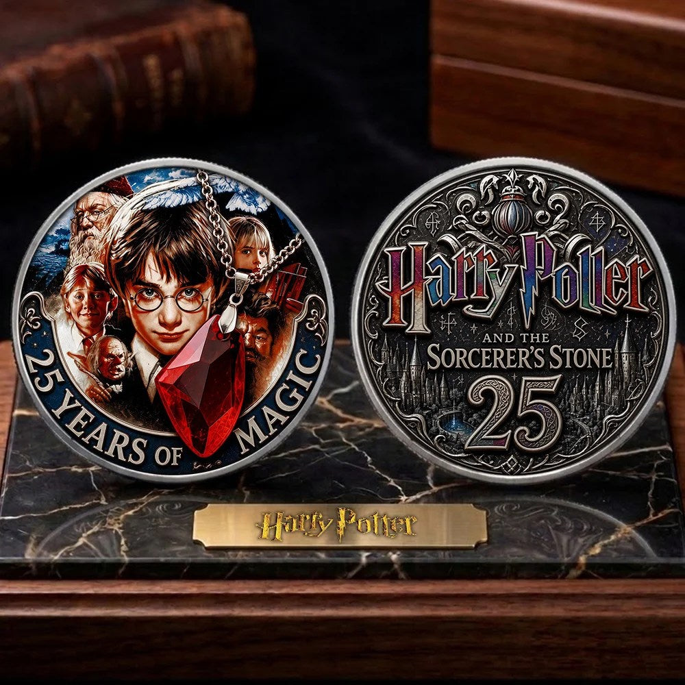 Harry Potter 25th Anniversary Commemorative Coin – TMTHU8703