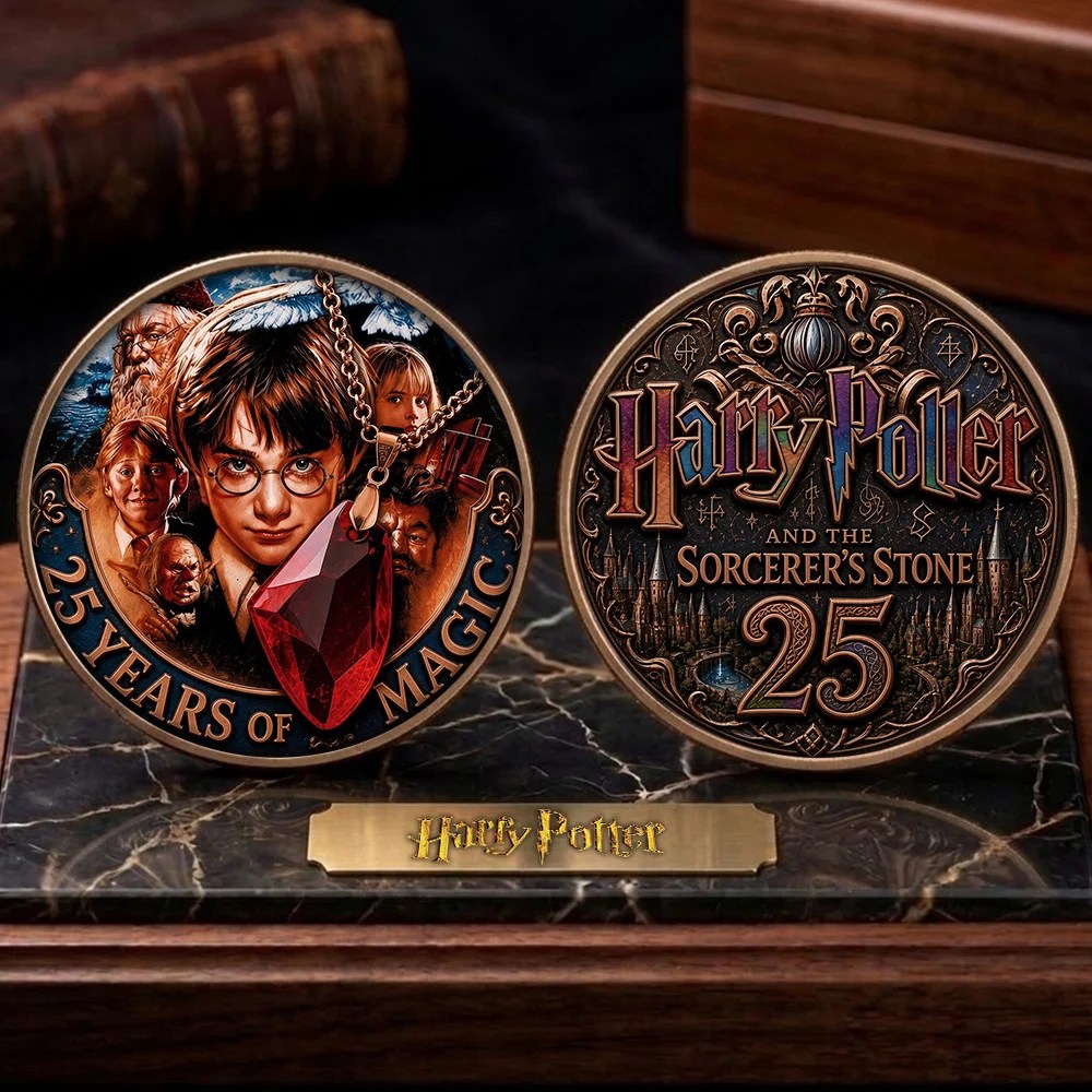 Harry Potter 25th Anniversary Commemorative Coin – TMTHU8703