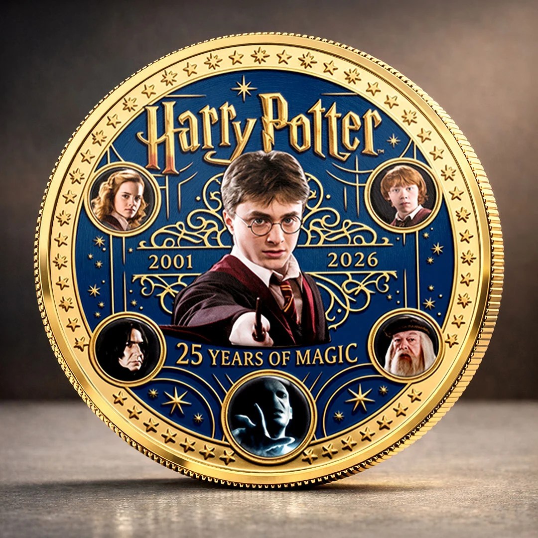 Harry Potter 25th Anniversary Commemorative Coin – TMTHU8704