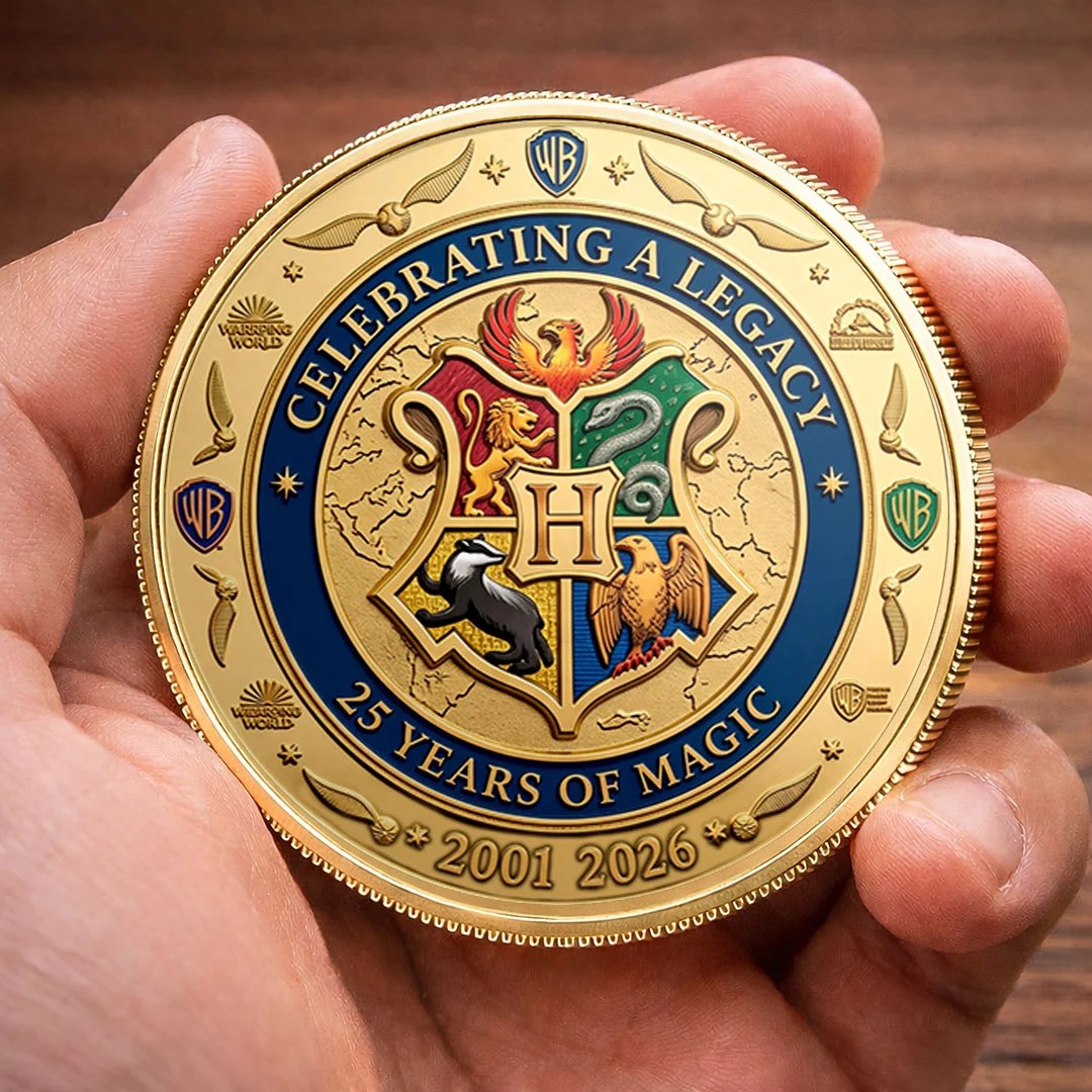 Harry Potter 25th Anniversary Commemorative Coin – TMTHU8704