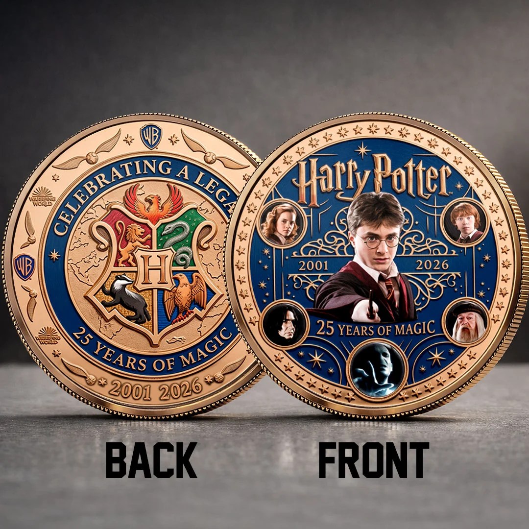 Harry Potter 25th Anniversary Commemorative Coin – TMTHU8704