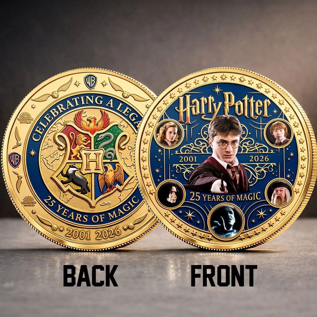 Harry Potter 25th Anniversary Commemorative Coin – TMTHU8704