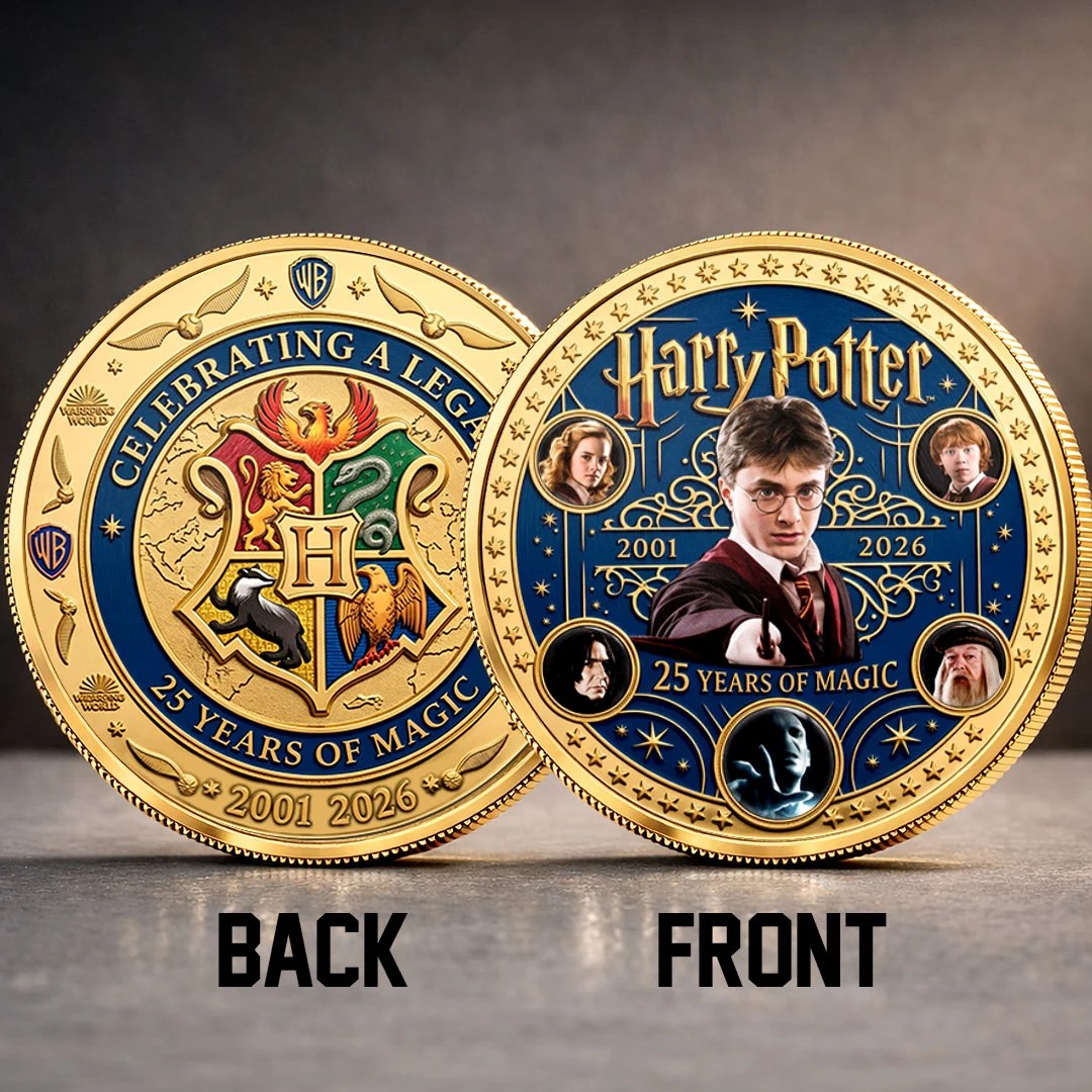 Harry Potter 25th Anniversary Commemorative Coin – TMTHU8704