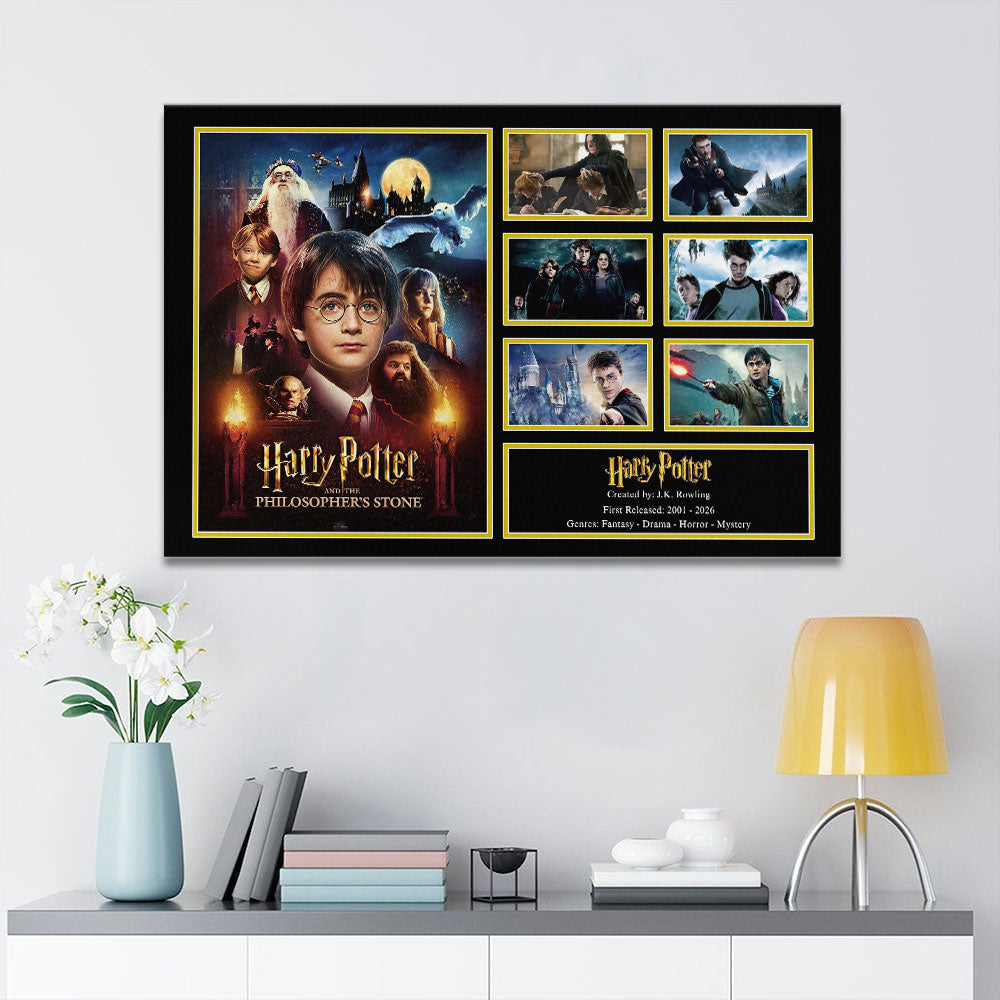 Harry Potter 25th Anniversary Rectangle Canvas With Inner Frame – HOATT15689