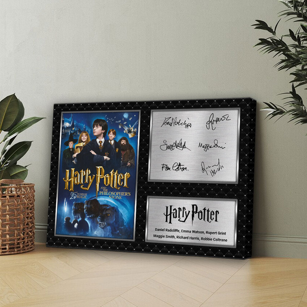 Harry Potter 25th Anniversary Rectangle Canvas With Inner Frame – HOATT15859