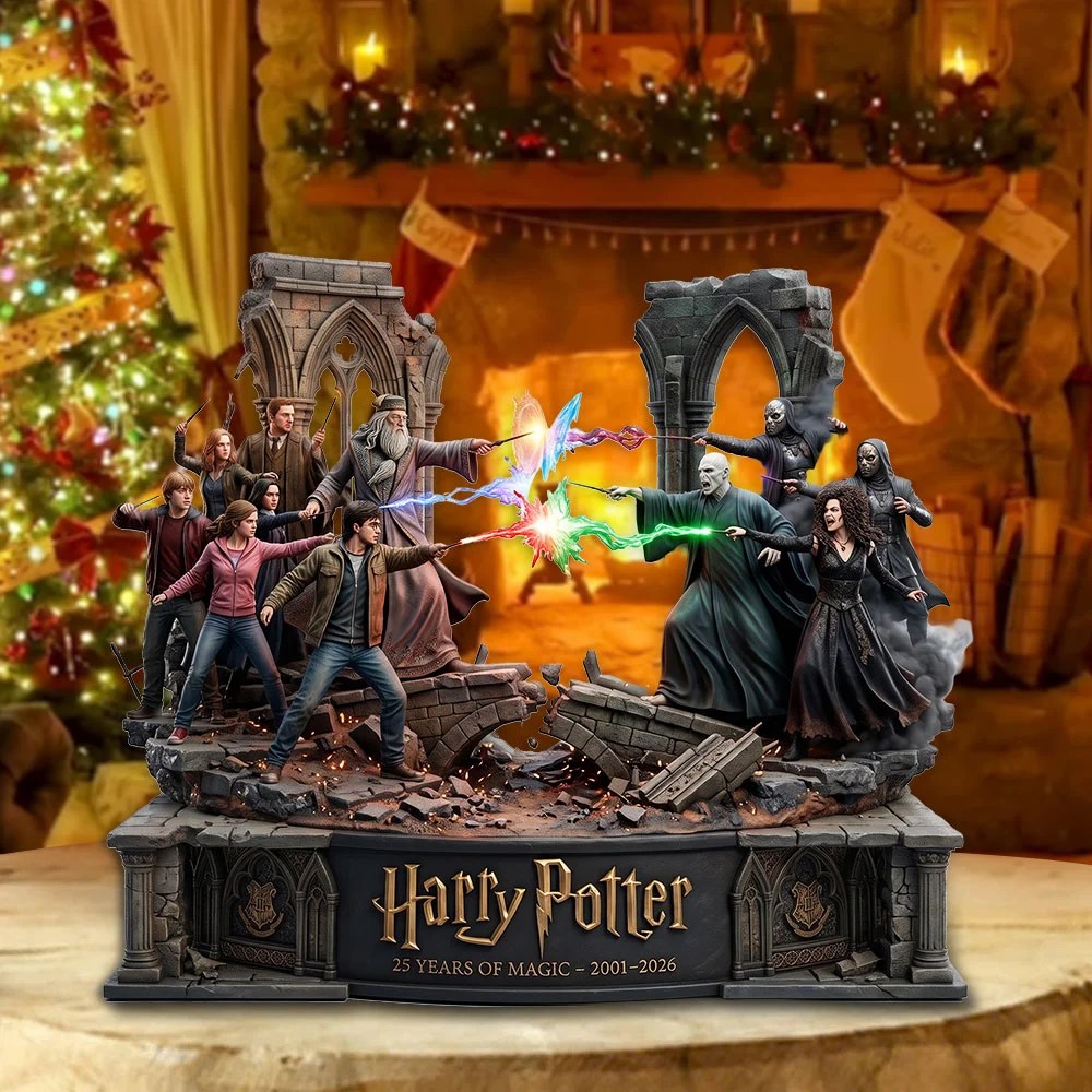 Harry Potter 25th Anniversary Custom Shape Acrylic Plaque – TMTHU10236