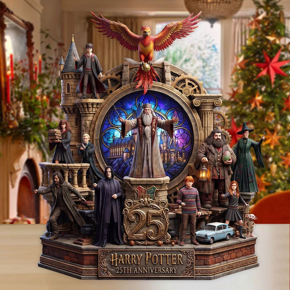 Harry Potter 25th Anniversary Custom Shape Acrylic Plaque – TMTHU10269