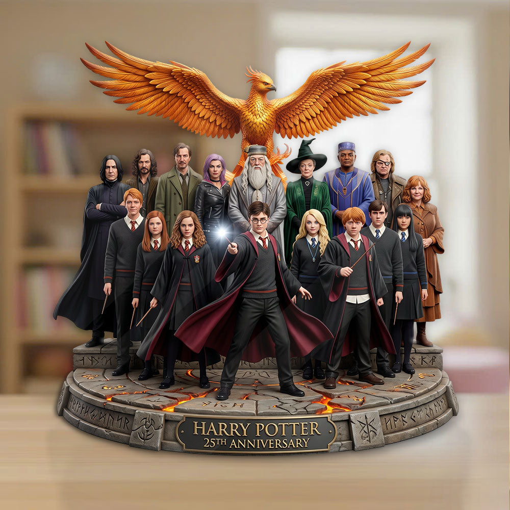 Harry Potter 25th Anniversary Custom Shape Acrylic Plaque – TMTHU7808