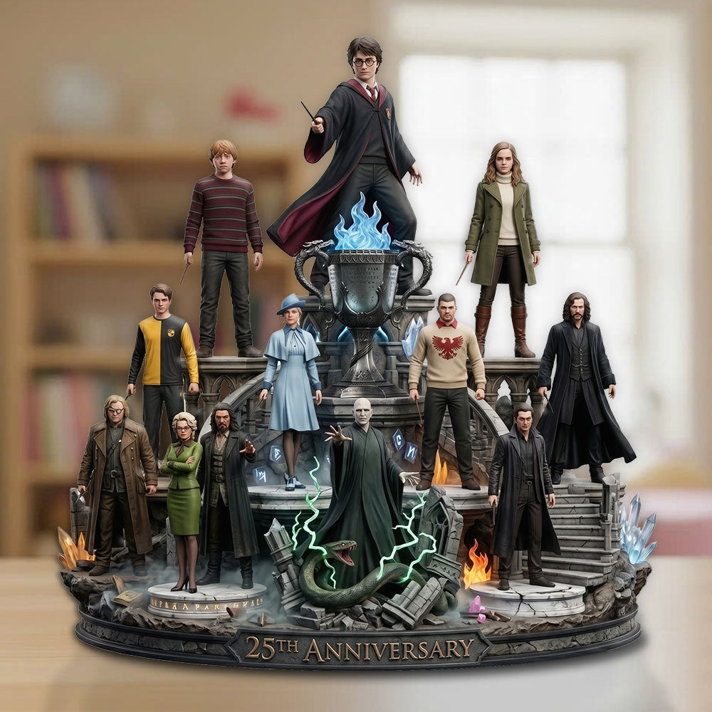 Harry Potter 25th Anniversary Custom Shape Acrylic Plaque – TMTHU7809