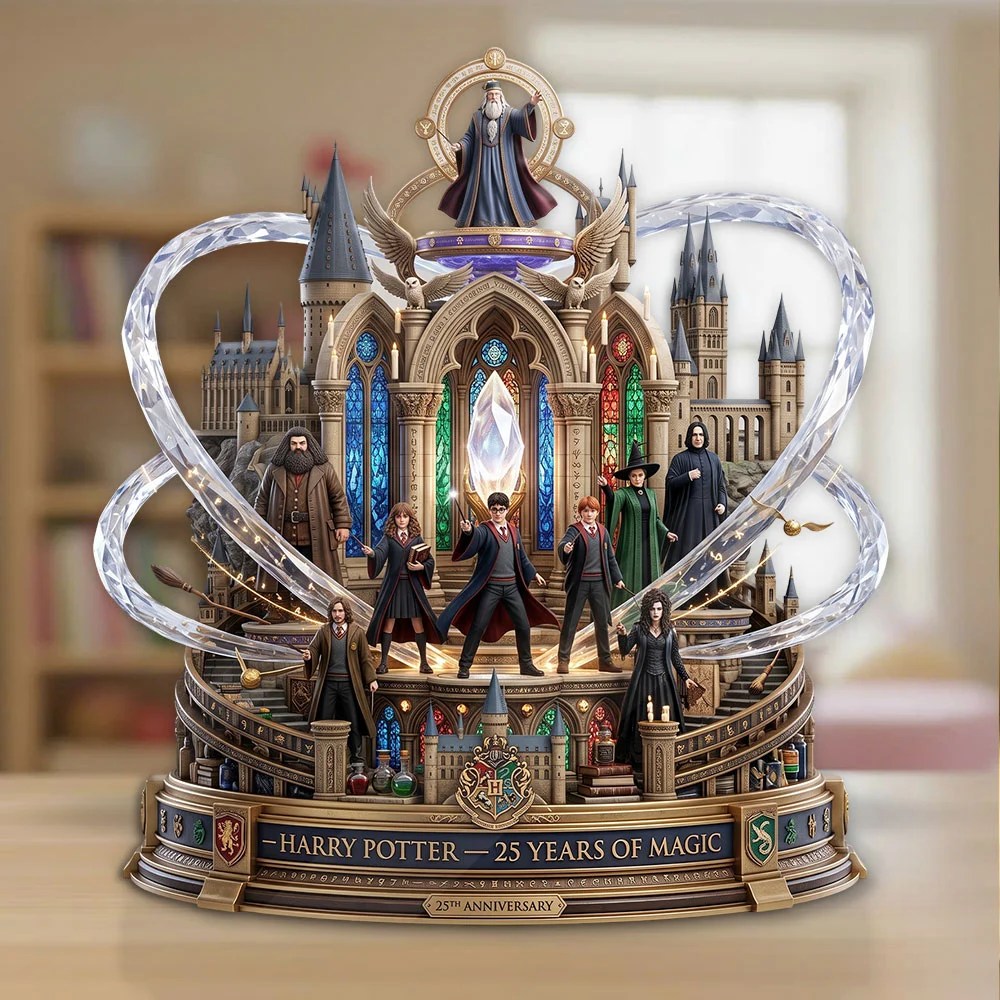 Harry Potter 25th Anniversary Custom Shape Acrylic Plaque – TMTHU9364
