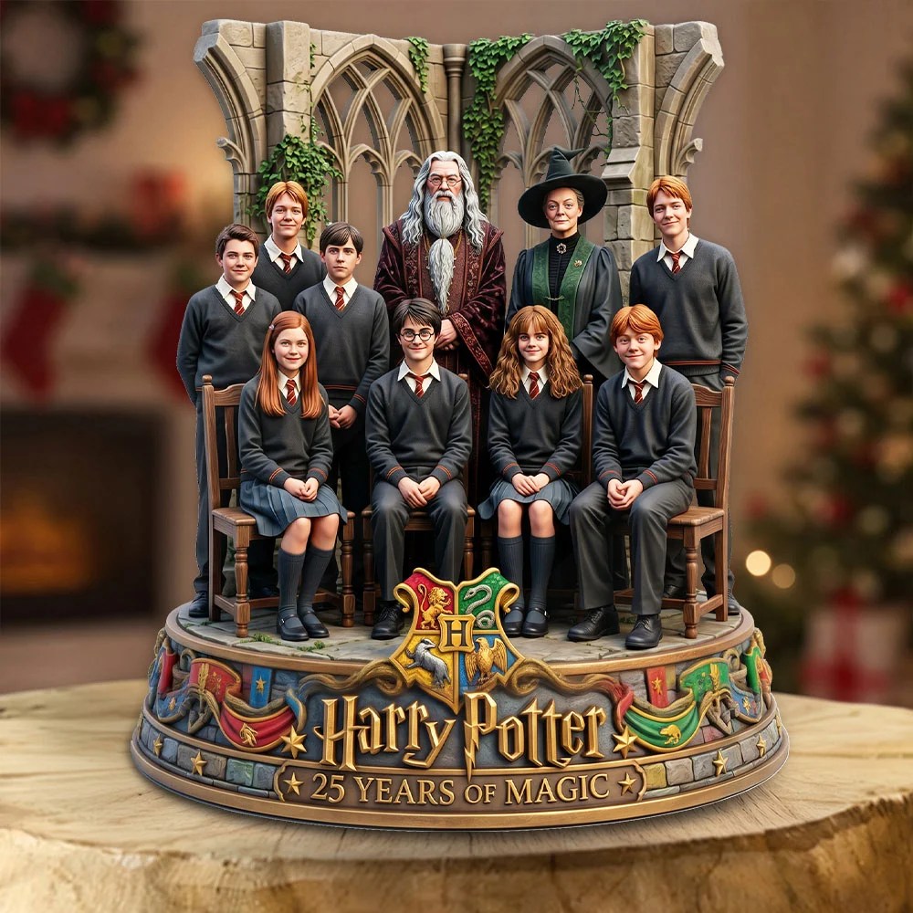 Harry Potter 25th Anniversary Custom Shape Acrylic Plaque – TMTHU9998
