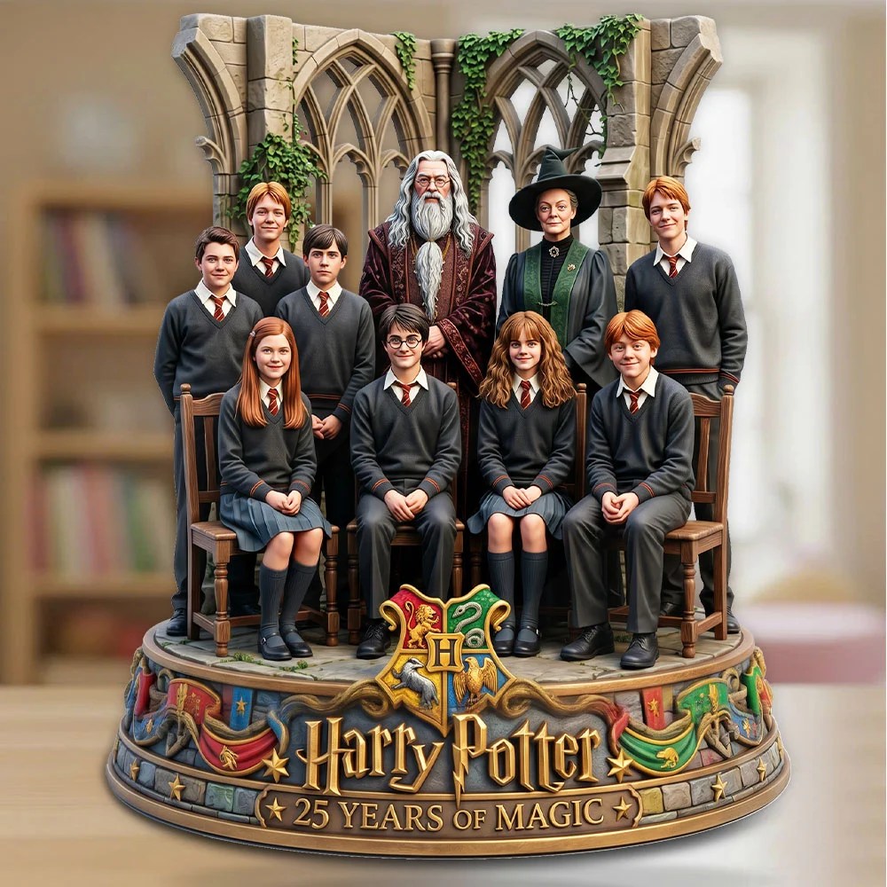 Harry Potter 25th Anniversary Custom Shape Acrylic Plaque – TMTHU9998
