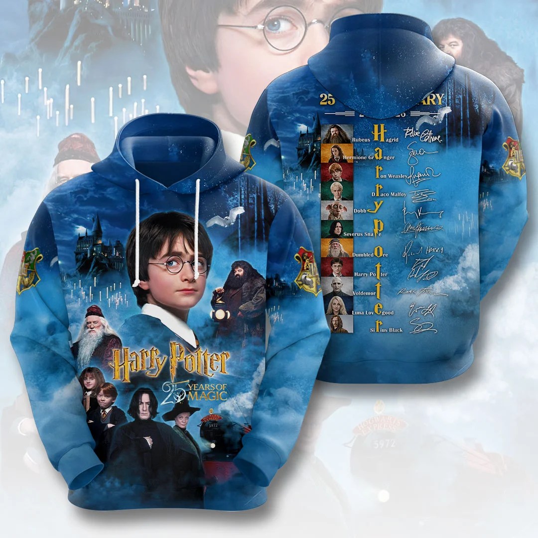 Harry Potter 25th Anniversary 3D Apparel – HOATT20818
