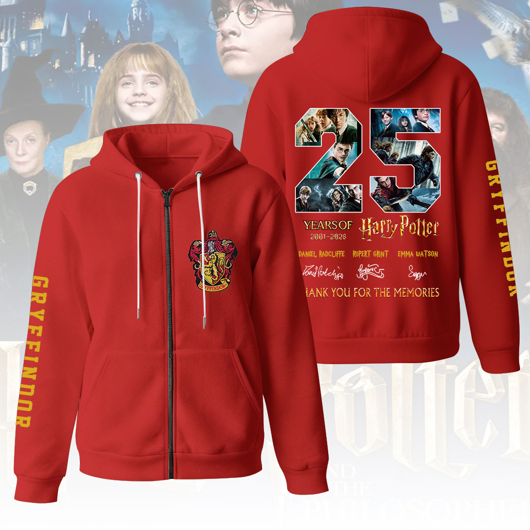 Harry Potter Gryffindor 25th Anniversary 3D Apparel – HOATT15358
