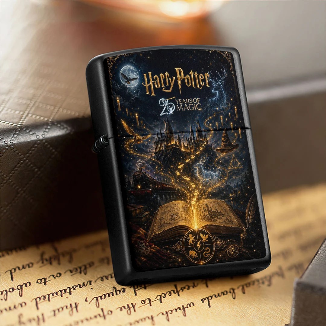 Harry Potter 25th Anniversary Zippo Lighter Case (No Insert) – MAITM15501