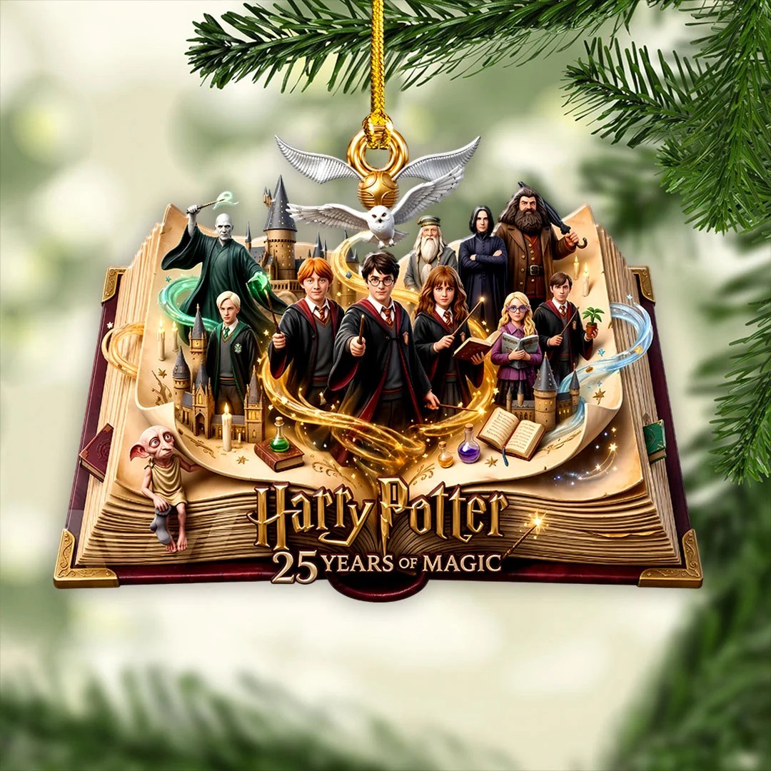 Harry Potter 25th Anniversary Custom Shape 2-side Printed Acrylic Ornament – HOATT21442
