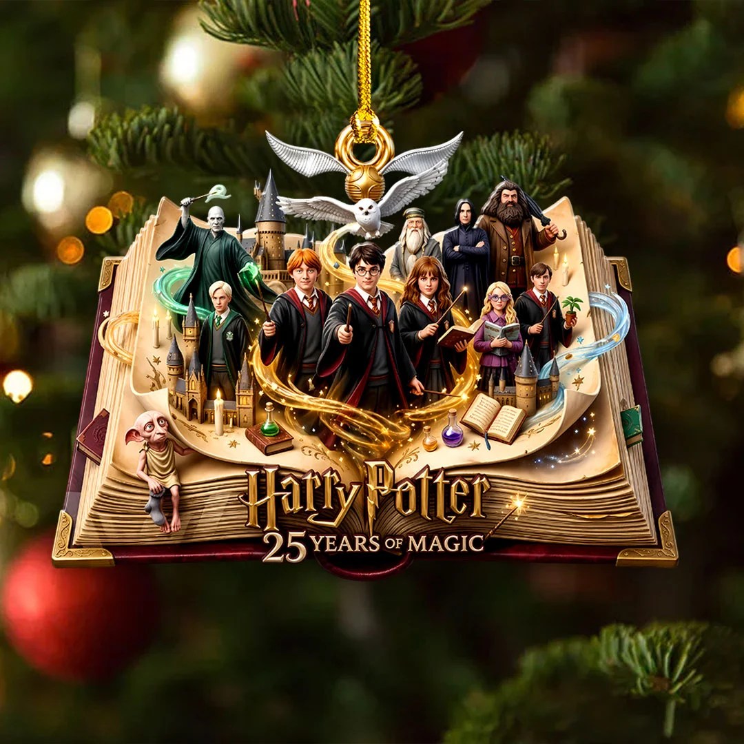 Harry Potter 25th Anniversary Custom Shape 2-side Printed Acrylic Ornament – HOATT21442
