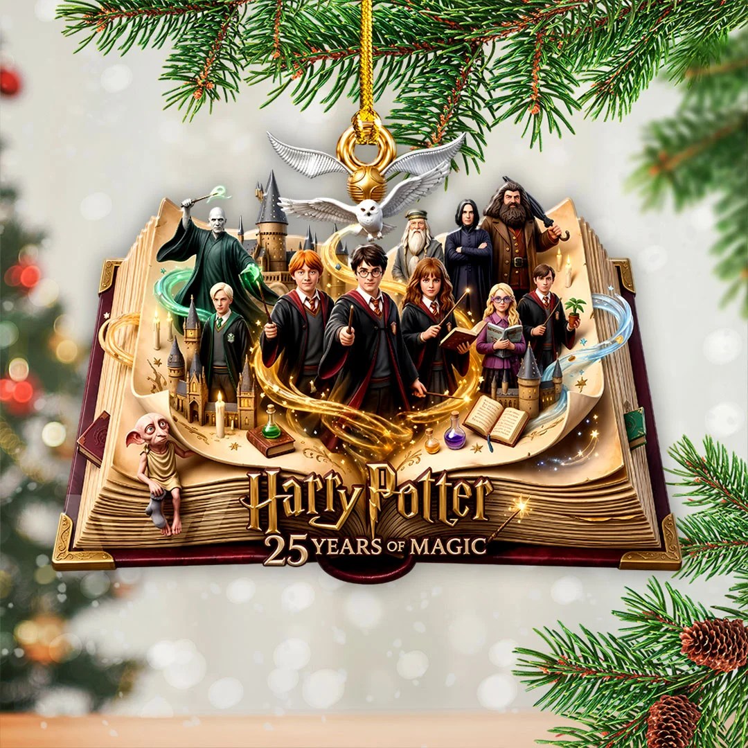 Harry Potter 25th Anniversary Custom Shape 2-side Printed Acrylic Ornament – HOATT21442