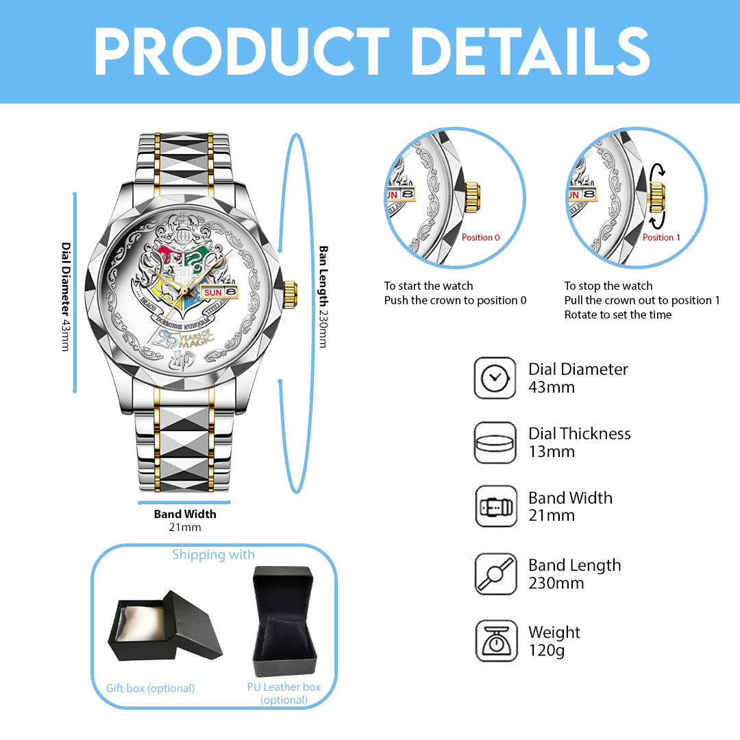 Harry Potter Alloy Luxury Quartz Watch – TANTN19675