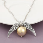 Harry Potter Golden Snitch Pendant Necklace – MAITMDROP104
