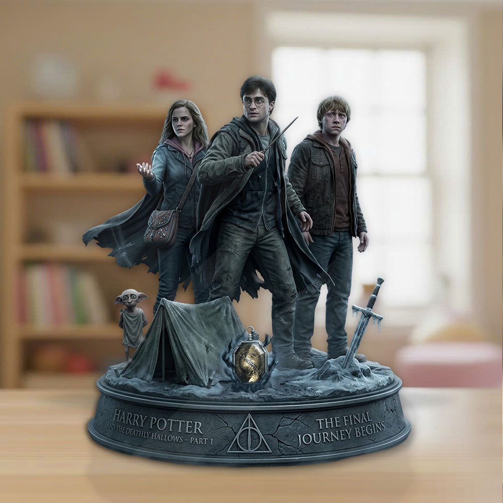 Harry Potter and The Deathly Hallows Custom Shape Acrylic Plaque – TMTHU5256