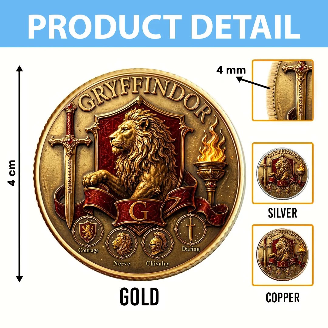 Harry Potter x Gryffindor Commemorative Coin – MAITM15475