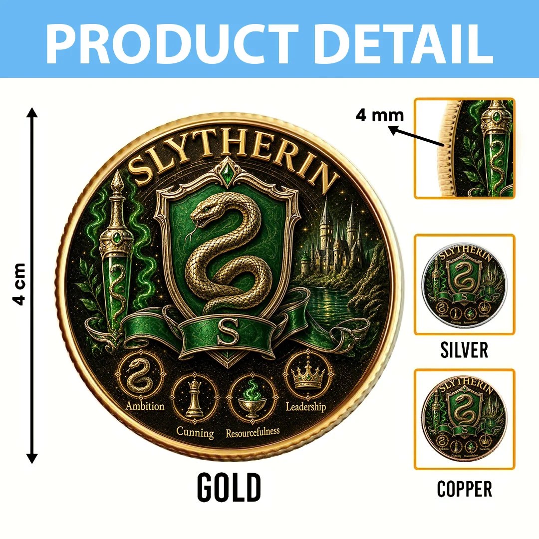 Harry Potter x Slytherin Commemorative Coin – MAITM15478