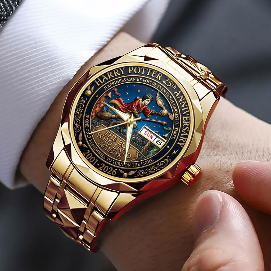 Harry Potter 25th Anniversary Alloy Luxury Quartz Watch – TANTN21529