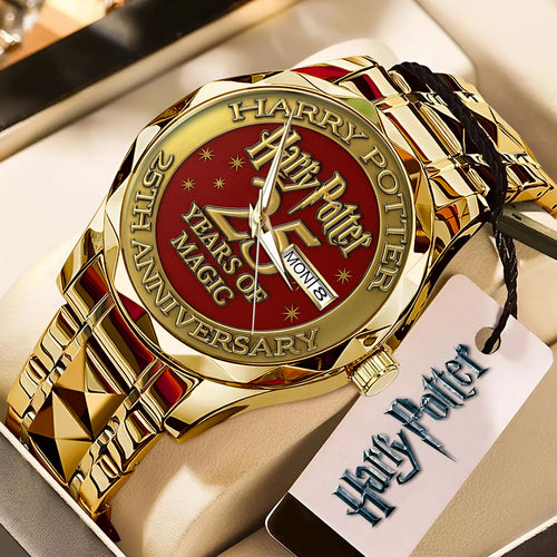 Harry Potter 25th Anniversary Alloy Luxury Quartz Watch – TMTHU2653